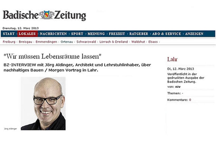 ARtikel Badische Zeitung