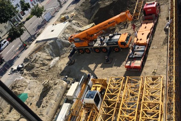 Baustelle Landratsamt, Rosenheim