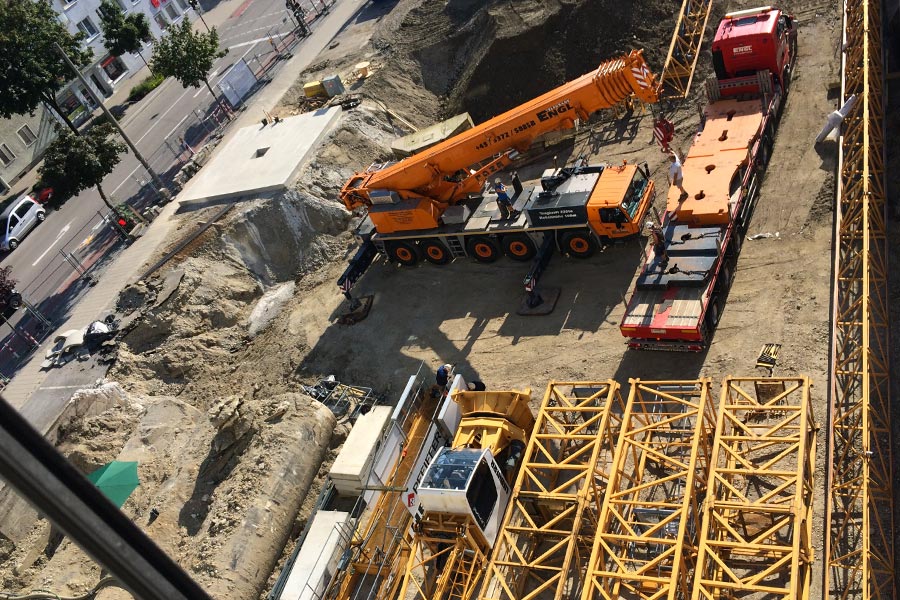 Baustelle Landratsamt, Rosenheim