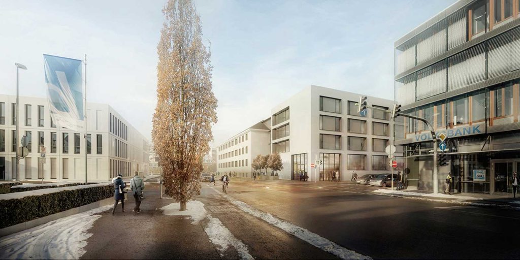 Hotel und Wohngebäude, Biberach
