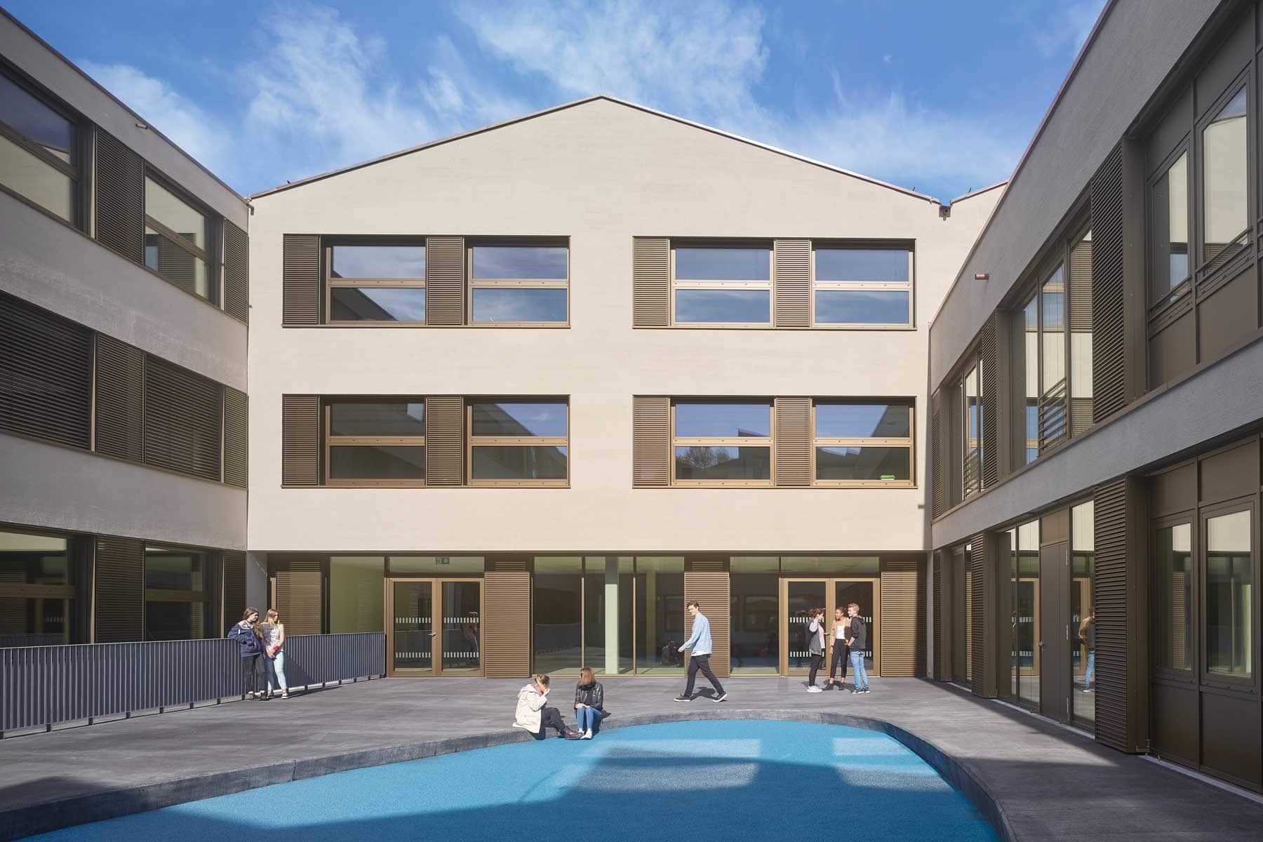 Friedrich-List Schule, Ulm – Innenhof