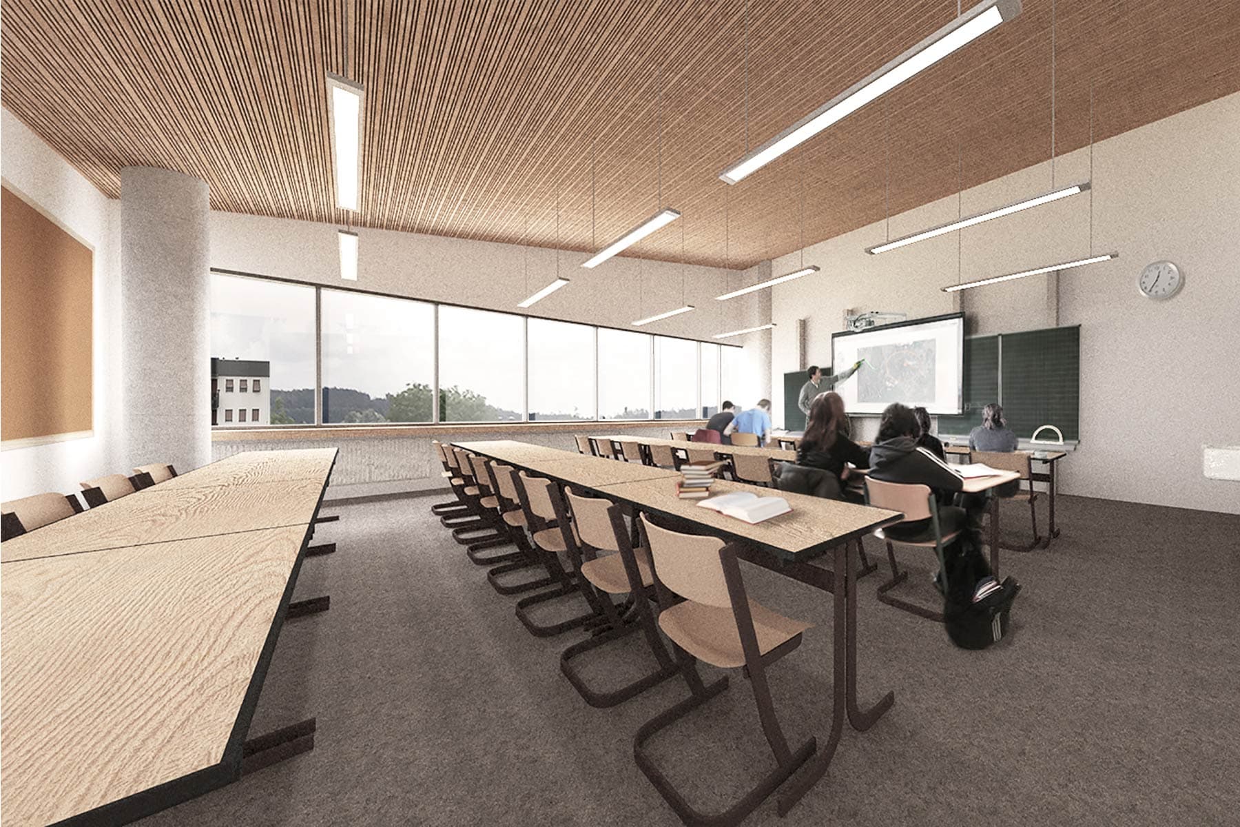 Realschule Ebersberg Innenansicht