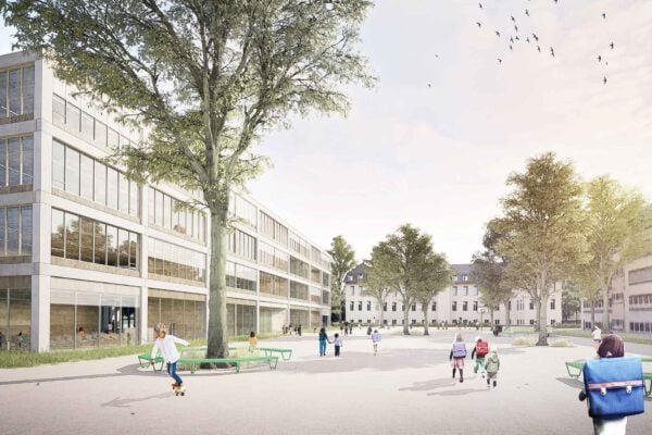 Entwurf für Grundschule in Typenbauweise, Aldinger Architekten