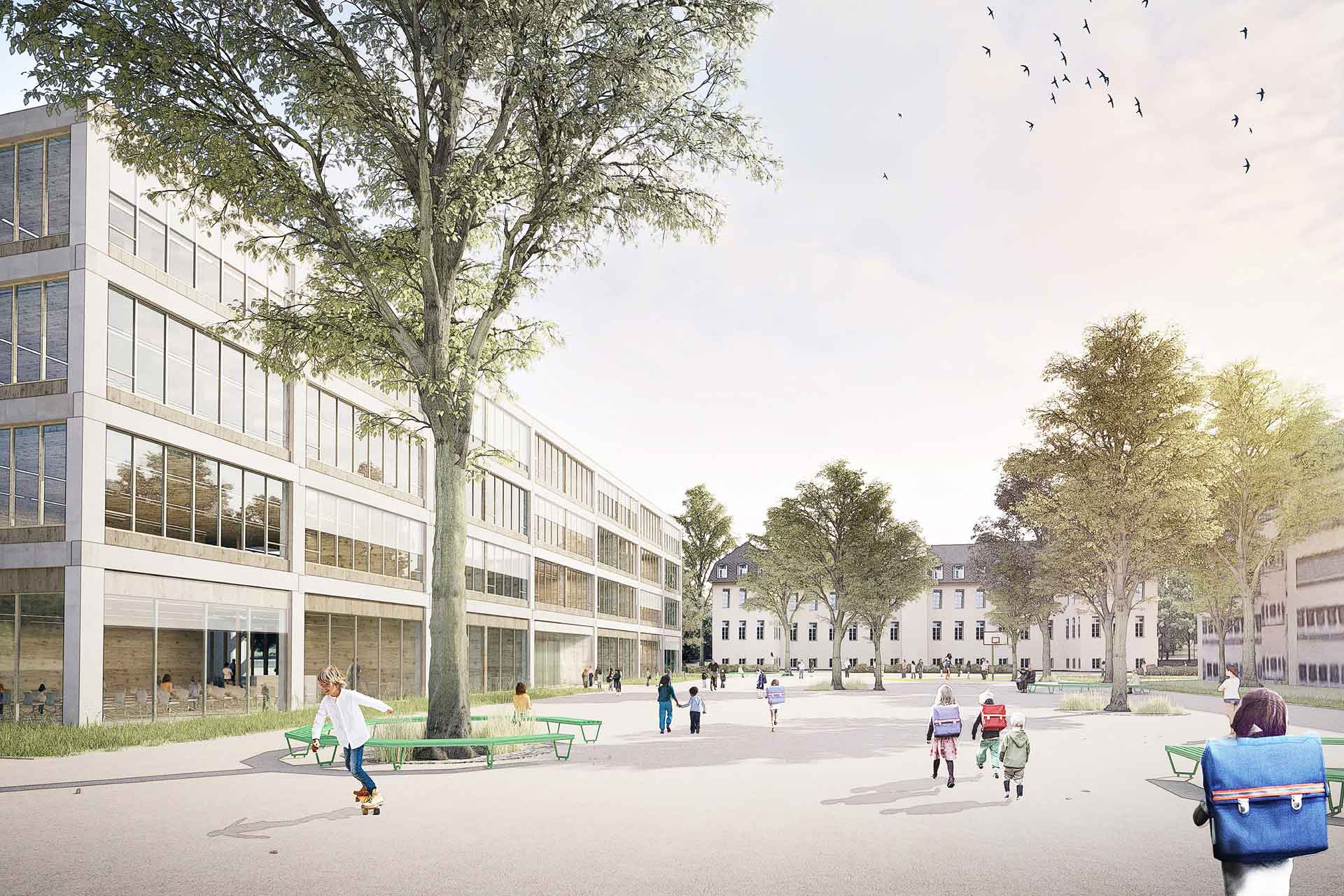 Entwurf für Grundschule in Typenbauweise, Aldinger Architekten