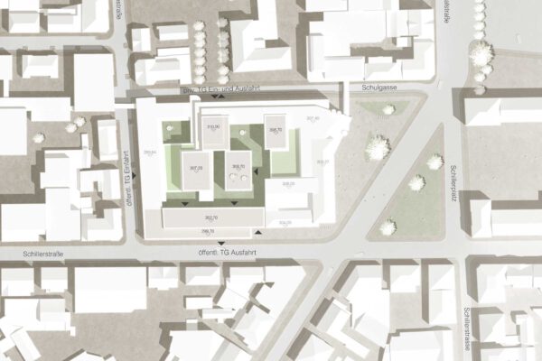 Erweiterungsbau Sparkasse Ludwigsburg Bebauungsplan