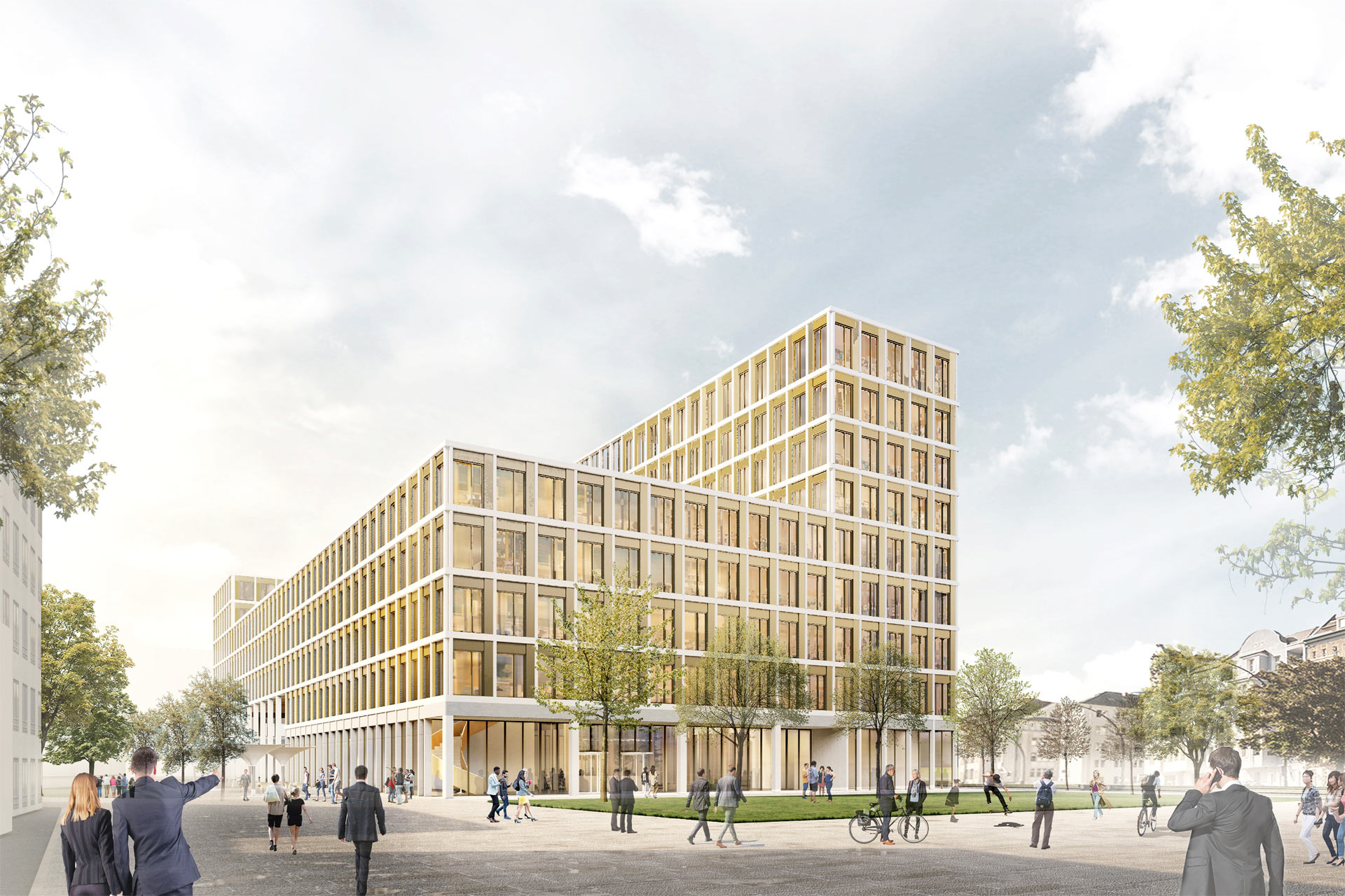 Landratsamt Karlsruhe, Aussen, Aldinger-Architekten