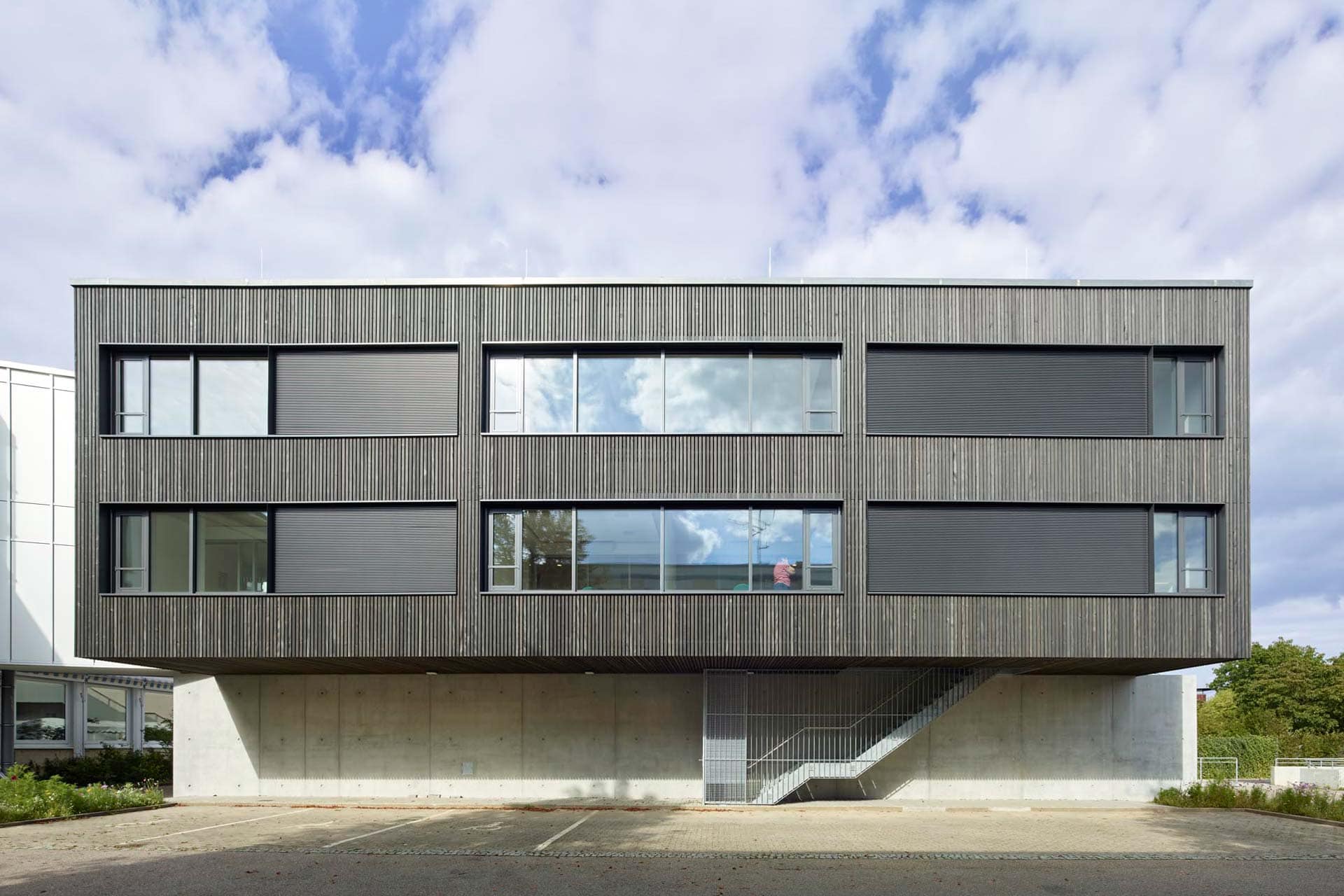 Rathaus Wendlingen, Aussenansicht, Aldinger-Architekten
