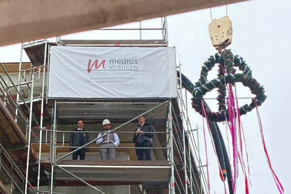 Richtfest Medius Esslingen